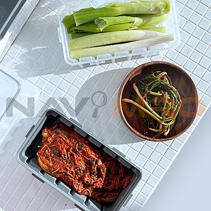 고급형 김치커터 밀폐용기