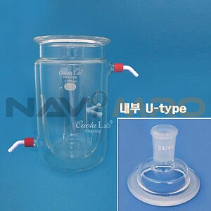 1구 이중자켓 내부U타입 GL-PTFE 진탕 반응조 세트 (일반형)