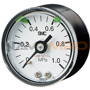 G46-SR A/B - Pressure Gauge For Clean Regulator/With Limit Indicator