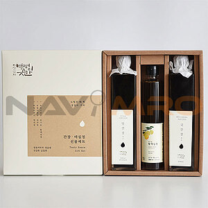 부엉이곳간 프리미엄 간장&매실청 3종 선물세트