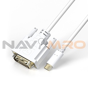 Type-C 3.1 to DVI-D 듀얼 미러링 케이블, 넷플릭스지원, MBF-CDVI018 (1.8m)