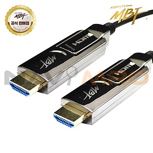 HDMI to HDMI 2.0 광케이블, 배관용 양쪽 분리형 멀티소켓, MBF-DAOC2010 (10m)