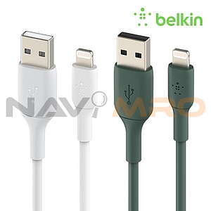 USB-A 2.0 to 라이트닝 8핀 60W 고속 충전케이블, 부스트업, CAA001bt1MMG (미드나잇그린/1m)