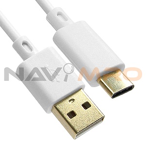 USB-A 2.0 to Type-C 3.1 충전케이블, HT-CA2100 (화이트/1m)