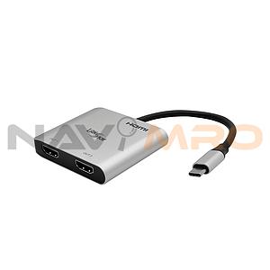 USB C to 듀얼 HDMI 2.0 MST 분배/확장 컨버터 (LS-UC202)