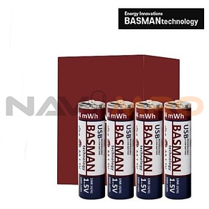 USB 타입 충전식 건전지 리튬이온 충전지 AA/AAA
