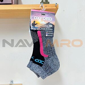 여성 옥스포드 바이오맥스 등산 미니 단목 양말 (OF2805)