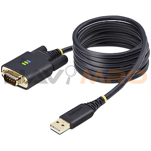 USB - RS232C 시리얼 변환 케이블/스트레이트/USB 2.0 접속/2m/1포트/수컷-수컷/FTDI FT232R/ESD 보호/각종 OS/DB9