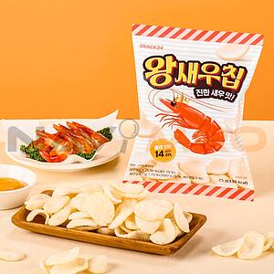 스낵24 왕새우칩 25g 30개입 1박스