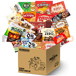 스낵24 사무실 21종 2주살기 대용량 박스과자세트