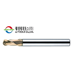 초경 2날 TiSiN 고속가공용 표준길이 볼 엔드밀 (2HCB)