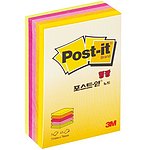 포스트잇 큐브노트 (형광)