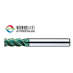 초경 4날 TiSiN-S 고경도재 가공용 45˚ 헬릭스 엔드밀 (4JJHE)