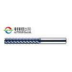 초경 6날 ALTiN 45˚ 헬릭스 흑연가공용 롱생크 엔드밀 (6GEM)