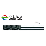 초경 8~16날 DIA 복합소재 가공용 라우터 (8, 10, 12, 14, 16CPO B타입)