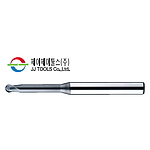 초경 2날 T-DLC 비철가공용 리브 볼 엔드밀 (2DRB)