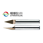 초경 1날 TiSiN 직선날 테이퍼 엔드밀 (1STE 20˚)