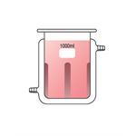 이중자켓 진탕형 반응조 하부