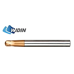 초경 4날 ALTiN HH 고경도 고속가공 정삭용 테이퍼넥 볼 엔드밀 (DB734)