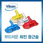 부드러운 회전 둥근솔