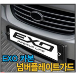 카본 신형 번호판 플레이트 세트