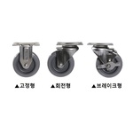 4인치 경하중용 스텐 캐스터 (JW 2240 PUP Series)
