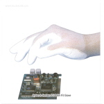 크린룸 제전 PU-PLAM 코팅 장갑 (Nylon & Carbon PU Palm Fit Glove, Clean-room Glove)
