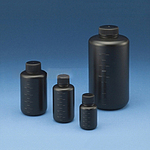 HDPE 원형 흑색 세구병 (미멸균)