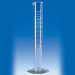장형 메스실린더 (SAN, Styrene Acrylonitrile Co-polymer)