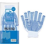 PVC 도트 면 장갑