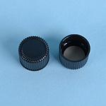 킴블 스크류 캡 (Black Phenolic Cemented-In Rubber Lined)