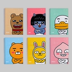 카카오프렌즈 빅헤드 하프스프링 노트