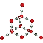 CO₂ 이산화탄소 결정 구조 모형