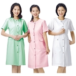 라운드 원피스 가운