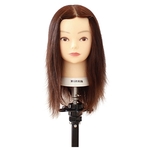 17인치 연습용 가발 (인모 100%)