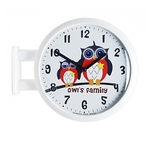 캐릭터 양면시계 부엉이 Owl1(화이트)
