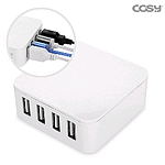 스퀘어 USB 4포트 충전기