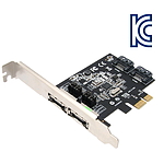 2포트 SATA3 (eSATA) PCle 카드 (A-480)