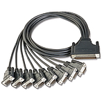 8포트 시리얼카드 케이블 (CBL-M62M9x8-100/OPT8D)