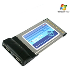2포트 ESATA PCMCIA 카드 (CBSA20i)