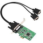 2포트 PCle RS422/485 시리얼카드 (CP-132EL-DB9M)