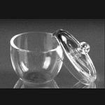 석영도가니 뚜껑 (Quartz crucible with lid)