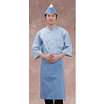 더블단추 7부 조리복