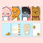 카카오프렌즈 4단 점착 메모지