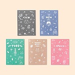 카카오프렌즈 일러스트 노트 (A5)