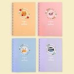 카카오프렌즈 플라워 스프링 노트