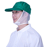 녹색 턱망사 남성 모자