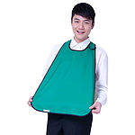 녹색 찍찍이 손님 앞치마