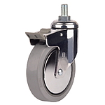 4인치 고급 장비용 캐스터 (TP8700/Threaded/MIR Wheel)