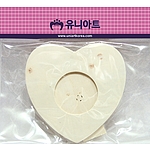 나무 액자 (하트)